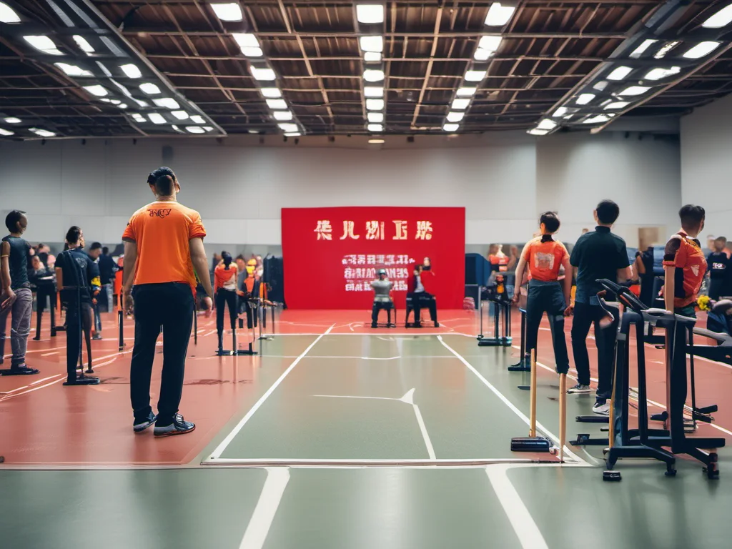 室内球馆训练,樊振东奥运会